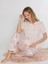 Kısa Kol Yazlık Pijama Takımı Viskon Dowry 08-131 2