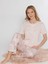 Kısa Kol Yazlık Pijama Takımı Viskon Dowry 08-131 3