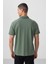 Açık Yeşil Basic Göğüs Logolu Standart Kalıp Triko Polo Yaka Erkek T-Shirt - 87768 5