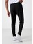 Siyah İnce Yumuşak Comfort Fit Erkek Eşofman Alt - 82119 5