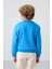 Saks Pamuklu Kalın İçi Tüylü Yumuşak Dokulu Standart Fit Nakışlı Erkek Çocuk Sweatshirt - 11232 5