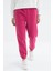 Fuşya Yüksek Bel Rahat Form Basic Jogger Kadın Eşofman Altı - 94624 2