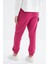 Fuşya Yüksek Bel Rahat Form Basic Jogger Kadın Eşofman Altı - 94624 5
