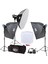 BM400 3'lü Paraflaş Set + Çekim Çadırı 80X80CM 1
