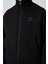 Siyah Pamuklu Kalın İçi Tüylü Yumuşak Dokulu Standart Fit Nakışlı Erkek Çocuk Sweatshirt - 11245 3