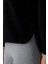 Siyah Kalın Yumuşak Dokulu Kapüşonlu Oversize Nakışlı Polar Kadın Sweatshirt -97286 3