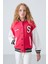 Viva Kırmızı Pamuklu İçi Tüylü Yumuşak Dokulu Standart Fit Nakışlı Kız Çocuk Kolej Ceket - 75163 5