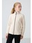 Bej Kalın Yumuşak Dokulu Standart Fit Nakışlı Polar Kız Çocuk Sweatshirt - 75154 5