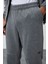 Gri Melanj Kalın Yumuşak Dokulu Comfort Fit Nakışlı Erkek Eşofman Takım - 85269 4