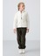 Ekru Kalın Yumuşak Dokulu Standart Fit Nakışlı Polar Kız Çocuk Sweatshirt - 75152 4