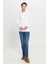 %100 Pamuk Standart Fit Normal Kesim Polo Yaka Sweatshirt 2