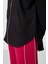 Siyah Yumuşak Dokulu Kapüşonlu Oversize Kadın Tunik Sweatshirt - 97302 3