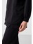 Siyah O Yaka Basic Oversize Kadın Eşofman Tunik Takım - 95347 4