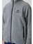 Gri Melanj Kalın Yumuşak Dokulu Standart Fit Nakışlı Polar Erkek Çocuk Sweatshirt - 11223 2