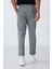 Gri Melanj Yüzeyi Dokulu Standart Fit Erkek Eşofman Alt - 82154 5
