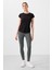 Haki Polyester Standart Fit Esnek Performans Kadın Tayt - 94666 1