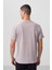 Taş Yüzeyi Dokulu Rahat Form Basic Erkek T-Shirt - 88436 5