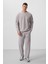 Taş Yüzeyi Dokulu Oversize Erkek Eşofman Takım - 85275 1