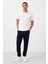 Lacivert Standart Fit Dokuma Hafif Esnek Chino Erkek Pantolon - 82176 1