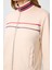 Bej Yumuşak Dokulu Triko Dik Yaka Oversize Kadın Eşofman Takım - 95350 4