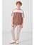 Tarçın Pamuklu Yumuşak Dokulu Oversize Fit Nakışlı Erkek Çocuk T-Shirt - 11290 2