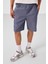 Kot Lacivert Standart Fit Dokuma Hafif Esnek Chino Erkek Şort - 81292 2