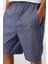 Kot Lacivert Standart Fit Dokuma Hafif Esnek Chino Erkek Şort - 81292 4