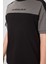 Siyah Pamuklu Yumuşak Dokulu Oversize Fit Nakışlı Erkek Çocuk T-Shirt - 11290 4