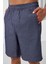 Kot Lacivert Standart Fit Dokuma Hafif Esnek Chino Erkek Şort - 81289 5