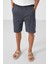 Gri Standart Fit Dokuma Hafif Esnek Chino Erkek Şort - 81291 2