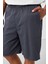Gri Standart Fit Dokuma Hafif Esnek Chino Erkek Şort - 81291 5