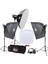 BM400 3'lü Paraflaş Set + Çekim Çadırı 120X120CM 1