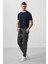 Antrasit Standart Fit Dokuma Hafif Esnek Chino Erkek Pantolon - 82175 1