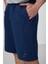 Parlament Yüzeyi Dokulu Oversize Erkek Şort - 81288 3