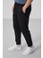 Siyah Standart Fit Dokuma Hafif Esnek Chino Erkek Pantolon - 82175 5
