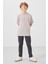 Gri Standart Fit Dokuma Hafif Esnek Chino Erkek Çocuk Pantolon - 11272 1