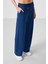 Parlament Yumuşak Dokulu Cepli Ön Dikiş Detaylı Kadın Palazzo Pantolon - 94670 4