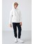 Ekru Pamuklu Kalın İçi Tüylü Yumuşak Dokulu Standart Fit Baskılı Erkek Çocuk Sweatshirt - 11215 3