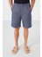 Kot Lacivert Standart Fit Dokuma Hafif Esnek Chino Erkek Şort - 81291 2
