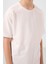 Ekru Pamuklu Yumuşak Dokulu Oversize Baskılı Erkek Çocuk T-Shirt - 11301 4
