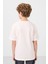Ekru Pamuklu Yumuşak Dokulu Oversize Baskılı Erkek Çocuk T-Shirt - 11301 5