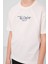Ekru Pamuklu Yumuşak Dokulu Oversize Baskılı Erkek Çocuk T-Shirt - 11285 4