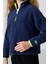 İndigo Kalın Yumuşak Dokulu Standart Fit Nakışlı Polar Kız Çocuk Sweatshirt - 75151 3