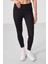 Siyah Polyester Esnek Standart Fit Performans Kadın Tayt - 94667 2