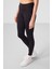 Siyah Polyester Esnek Standart Fit Performans Kadın Tayt - 94667 4