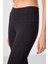 Siyah Polyester Esnek Standart Fit Performans Kadın Tayt - 94667 5
