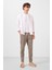 Camel Standart Fit Dokuma Hafif Esnek Chino Erkek Pantolon - 82178 1