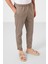 Camel Standart Fit Dokuma Hafif Esnek Chino Erkek Pantolon - 82178 5