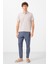 Kot Lacivert Standart Fit Dokuma Hafif Esnek Chino Erkek Pantolon - 82179 5