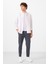 Gri Standart Fit Dokuma Hafif Esnek Chino Erkek Pantolon - 82178 4